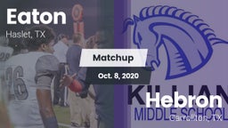 Matchup: Eaton  vs. Hebron  2020