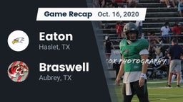 Recap: Eaton  vs. Braswell  2020