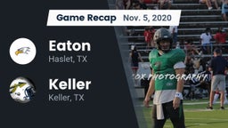 Recap: Eaton  vs. Keller  2020