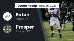 Recap: Eaton  vs. Prosper  2020