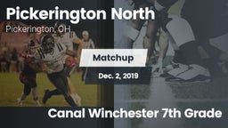 Matchup: Pickerington North vs. Canal Winchester 7th Grade 2019