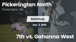 Matchup: Pickerington North vs. 7th vs. Gahanna West 2019