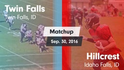 Matchup: Twin Falls High vs. Hillcrest  2016