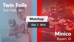 Matchup: Twin Falls High vs. Minico  2016