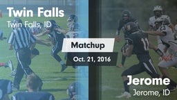 Matchup: Twin Falls High vs. Jerome  2016