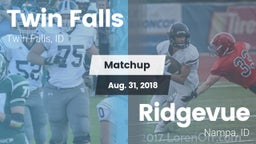 Matchup: Twin Falls High vs. Ridgevue 2018