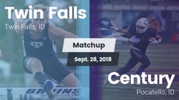 Matchup: Twin Falls High vs. Century  2018