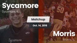 Matchup: Sycamore  vs. Morris  2016