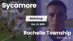 Matchup: Sycamore  vs. Rochelle Township  2016