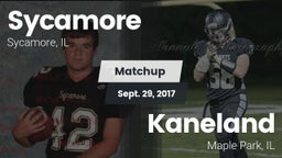 Matchup: Sycamore  vs. Kaneland  2017