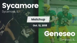 Matchup: Sycamore  vs. Geneseo  2018