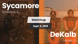 Matchup: Sycamore  vs. DeKalb  2019