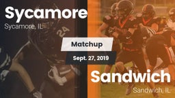 Matchup: Sycamore  vs. Sandwich  2019
