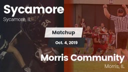 Matchup: Sycamore  vs. Morris Community  2019