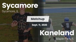 Matchup: Sycamore  vs. Kaneland  2020