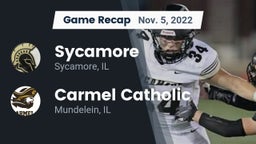 Recap: Sycamore  vs. Carmel Catholic  2022