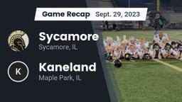 Recap: Sycamore  vs. Kaneland  2023