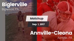 Matchup: Biglerville High vs. Annville-Cleona  2017