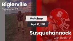 Matchup: Biglerville High vs. Susquehannock  2017