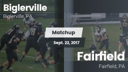 Matchup: Biglerville High vs. Fairfield  2017