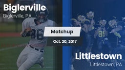 Matchup: Biglerville High vs. Littlestown  2017