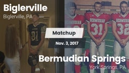 Matchup: Biglerville High vs. Bermudian Springs  2017