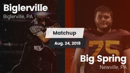 Matchup: Biglerville High vs. Big Spring  2018