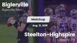 Matchup: Biglerville High vs. Steelton-Highspire  2018