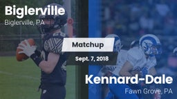 Matchup: Biglerville High vs. Kennard-Dale  2018