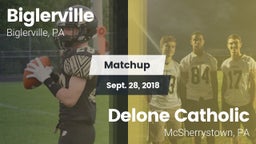 Matchup: Biglerville High vs. Delone Catholic  2018
