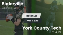 Matchup: Biglerville High vs. York County Tech  2018