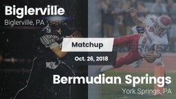 Matchup: Biglerville High vs. Bermudian Springs  2018