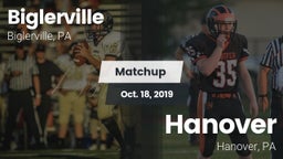 Matchup: Biglerville High vs. Hanover  2019