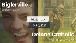 Matchup: Biglerville High vs. Delone Catholic  2020
