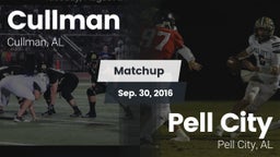 Matchup: Cullman  vs. Pell City  2016