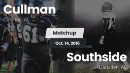 Matchup: Cullman  vs. Southside  2016