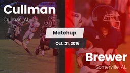 Matchup: Cullman  vs. Brewer  2016