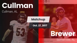 Matchup: Cullman  vs. Brewer  2017