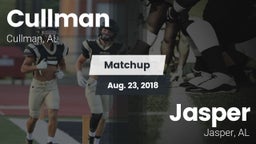 Matchup: Cullman  vs. Jasper  2018