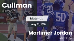 Matchup: Cullman  vs. Mortimer Jordan  2018