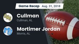 Recap: Cullman  vs. Mortimer Jordan  2018