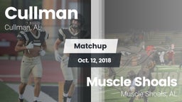 Matchup: Cullman  vs. Muscle Shoals  2018