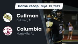 Recap: Cullman  vs. Columbia  2019