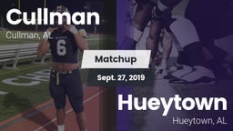 Matchup: Cullman  vs. Hueytown  2019