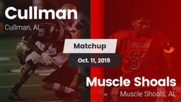 Matchup: Cullman  vs. Muscle Shoals  2019