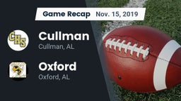 Recap: Cullman  vs. Oxford  2019