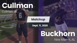 Matchup: Cullman  vs. Buckhorn  2020