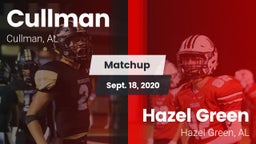 Matchup: Cullman  vs. Hazel Green  2020