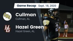Recap: Cullman  vs. Hazel Green  2020