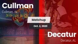 Matchup: Cullman  vs. Decatur  2020